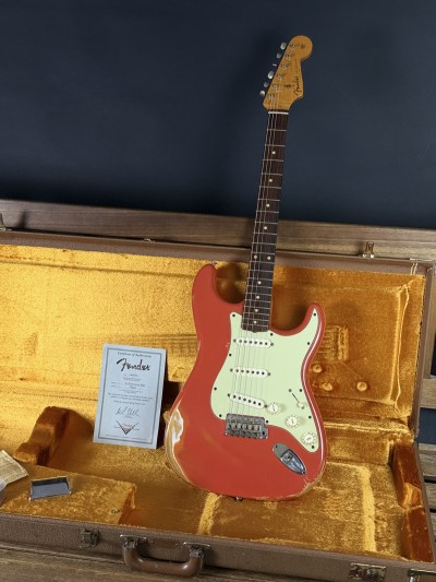 Fender Custom Shop 2000 1960 Stratocaster Relic Fiesta Red John Cruz Neck
